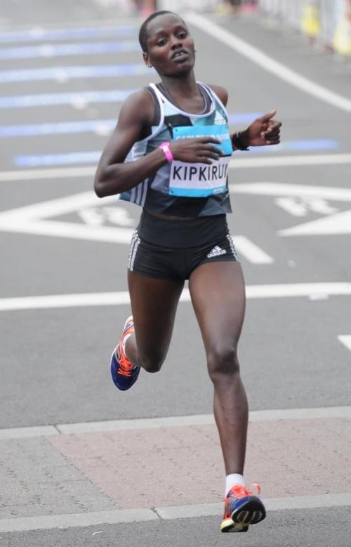 Kenya's Caroline Kipkirui in the TCS World 10K Bengaluru 2018.jpg