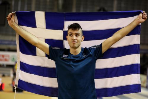 Miltiadas Tentoglou  long jump winner.JPG