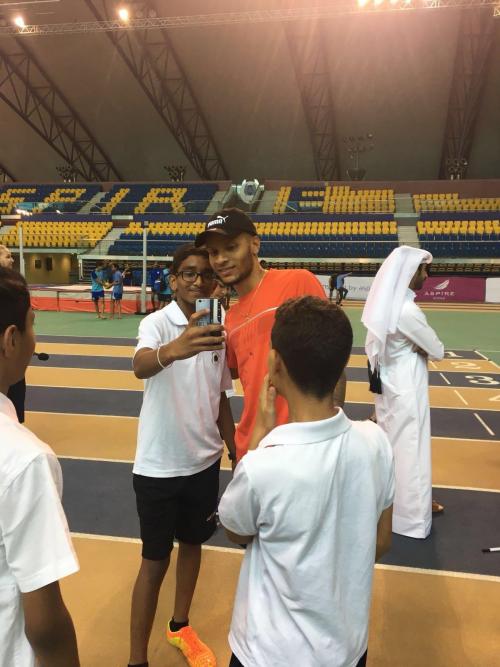 Selfies with Olympic silver medallist Andre De Grasse.jpeg