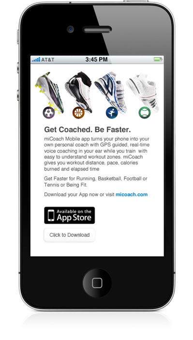 adidas miCoach mobile Homepage.jpg