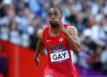 Tyson Gay at 2016 USA Olympic Trials day 3, fifth in 100 meters in 10.03