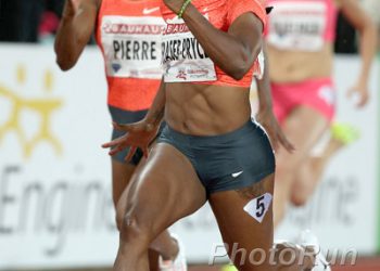 Shelly-Ann looked great in 10.93 at Bauhaus Stockholm Athletics Gala, from EME News
