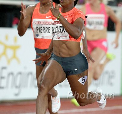 Shelly-Ann looked great in 10.93 at Bauhaus Stockholm Athletics Gala, from EME News