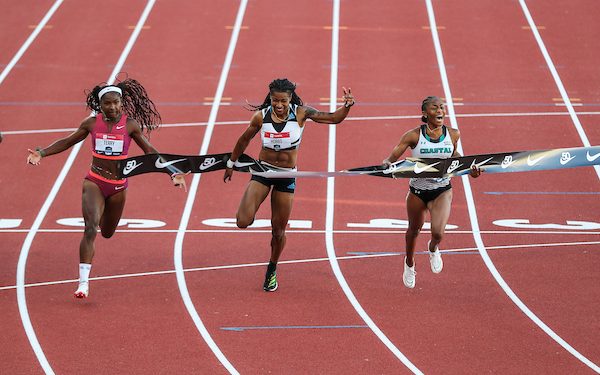 2022 USATF Outdoor Champs: Melissa Jefferson takes the Women’s 100m title in windy 10.69!