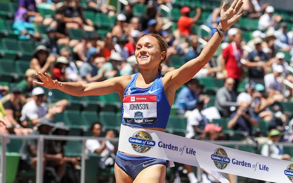 2022 USATF Outdoor Champs, Sinclaire Johnson takes the Women’s 1,500m: What a difference a year makes!