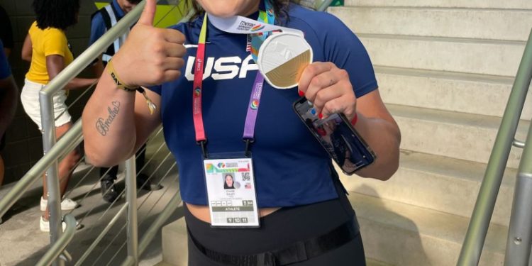 Socialing the Distance, featuring Chase Ealey, now, Oregon 22 World Athletics Champion, Women’s Shot Put