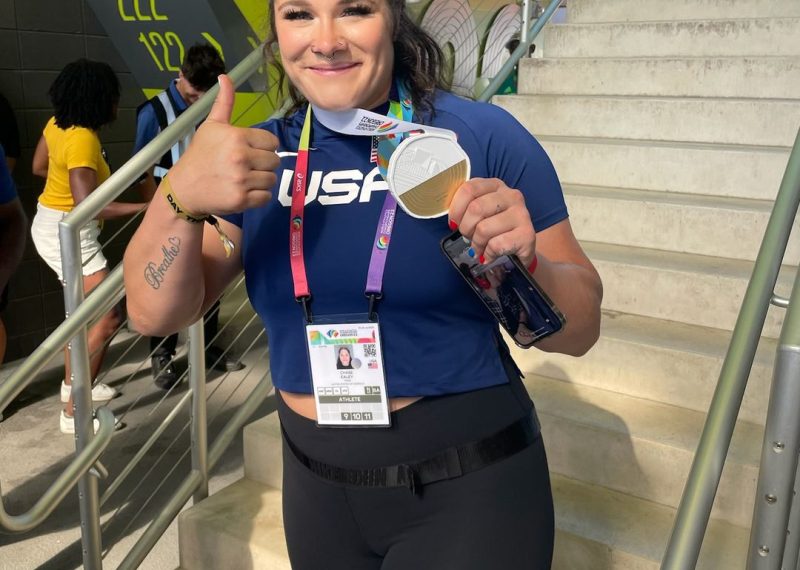 Socialing the Distance, featuring Chase Ealey, now, Oregon 22 World Athletics Champion, Women’s Shot Put