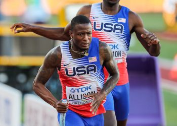 Oregon 22 World Athletics Champs, Day Ten: USA wins Men’s 4x400m in style in 2:56.17 WL, from NBC Sports
