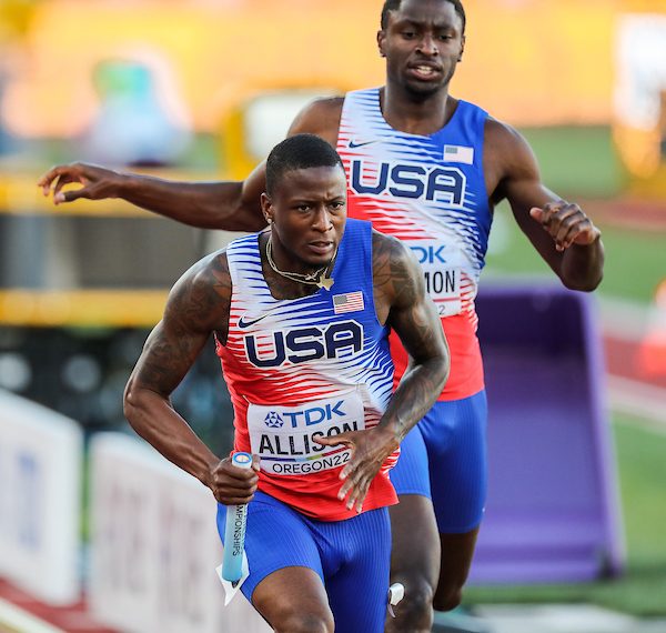 Oregon 22 World Athletics Champs, Day Ten: USA wins Men’s 4x400m in style in 2:56.17 WL, from NBC Sports