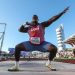 Oregon 22 World Athletics Champs, Day 3, Josh Awotunde , World Champs bronze medalist, Men’s shot put, Mixed Zone Interview