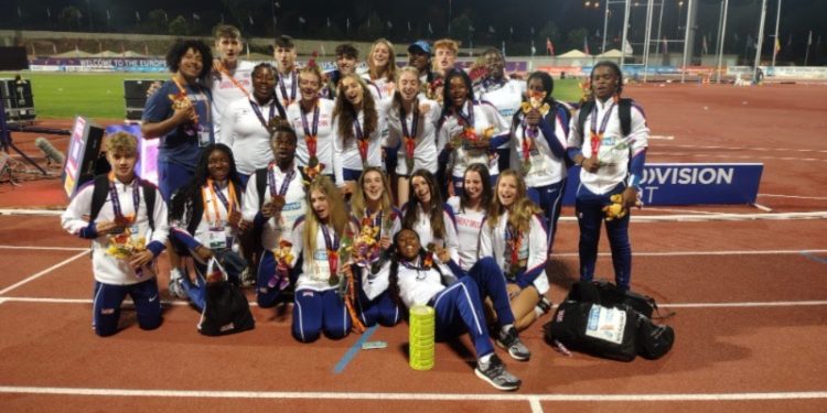 European U18 Champs: Team GBR (GB & NI) top the medal count at Under 18s!