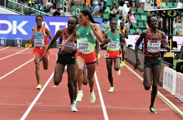 GIDEY WINS WORLD 10,000M TITLE BUT NOT WITHOUT CONTROVERSY