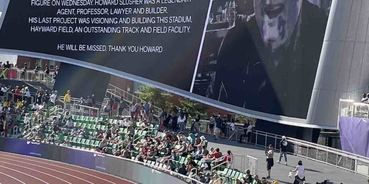 Howard Slusher, RIP, 1937-2022, the man behind the new Hayward Field