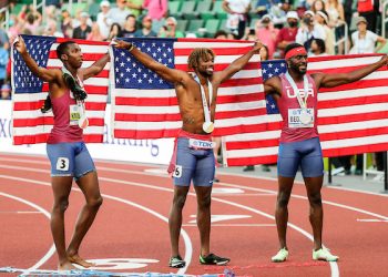 Oregon 22 World Athletics Champs, Day Seven: Furlong Fury: Jamaican Women & USA Men put on a Show!