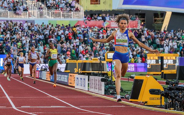 Oregon 22 World Athletics Champs, Day Ten: U.S. dominates the Women’s 4x400m relays in last track event of World Champs! NBC Sports video