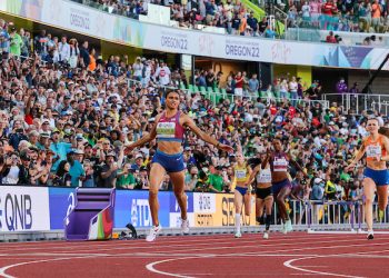 Sydney McLaughlin Sets World Record at 400m Hurdles!!! by NBC Sports