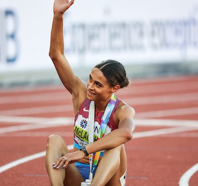 Oregon 22 World Athletics Champs, Day Eight: Jersey Girl Sydney Has Many More Track Worlds To Conquer