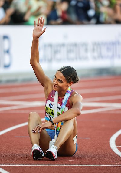 Oregon 22 World Athletics Champs, Day Eight: Jersey Girl Sydney Has Many More Track Worlds To Conquer