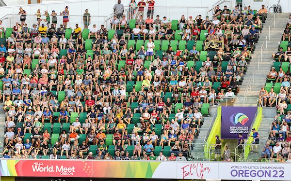 Oregon 22 World Athletics Champs, Day Six: Allman Joy! Valerie Allman: First U.S. Woman to Win World Championship Discus Medal