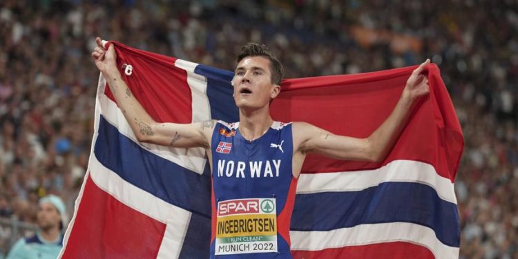 2022 Munich Diary, Day Two : Jakob Ingebrigtsen defends his 5000m title