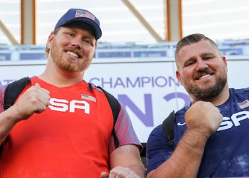 Oregon 22 World Athletics Champs, Day 3, Ryan Crouser, Men’s Shot Put, gold medalist, Mixed Zone Interview