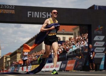 2022 Munich Diary, Day One: Men’s Marathon all happened in last 100 meters! Richard Ringer won the marathon with a last hundred meter sprint! 