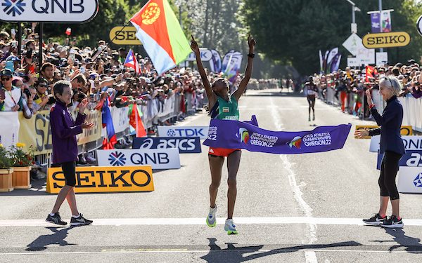 World Championships Medalists Gotytom Gebreslase, Lonah Chemtai Salpeter, and Hellen Obiri to Join Women’s Field at 2022 TCS New York City Marathon on November 6