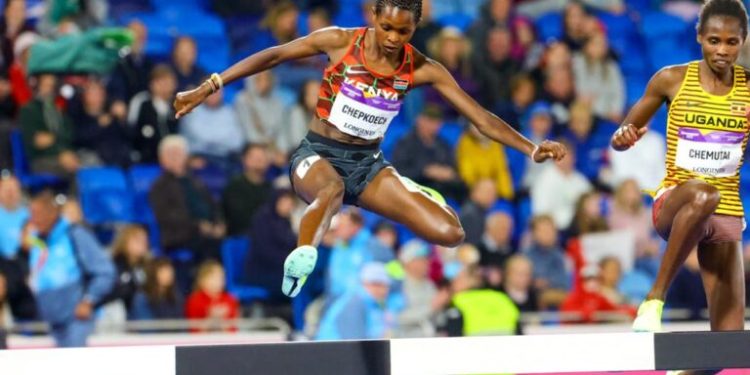 Birmingham 2022 Diary, Jackline Chepkoech wins gold in the women’s 3000m Steeplechase final in Birmingham