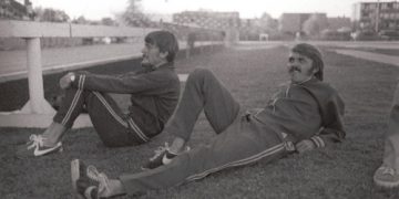 NIKE Waffle running shoes, owned the late Steve Prefontaine, at auction by Sotheby’s