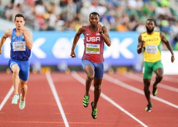 0regon 22 World Athletes Champs Redux: 200 meter final: Noah Lyles leads American sweep with an American record