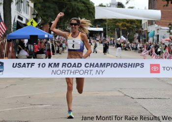 Course Records and USATF Titles for Bruce, Simbassa at Great Cow Harbor 10-K