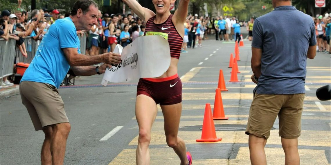 D’AMATO, MANTZ WIN USATF 20-K TITLES IN NEW HAVEN By David Monti, @d9monti (c) 2022 Race Results Weekly, all rights reserved, used with permission. 