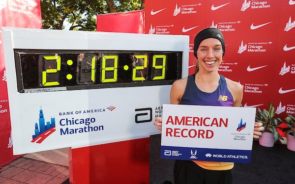 CHEPNGETICH NEARLY BREAKS WORLD RECORD AT CHICAGO MARATHON