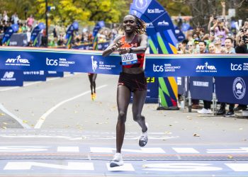 Sharon Lokedi of Kenya could hardly believe her eyes and ears as she crossed the finish line to win the 2022 TCS New York City Marathon!