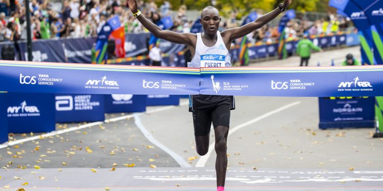 KENYANS CHEBET, LOKEDI WIN WARM AND HUMID TCS NEW YORK CITY MARATHON