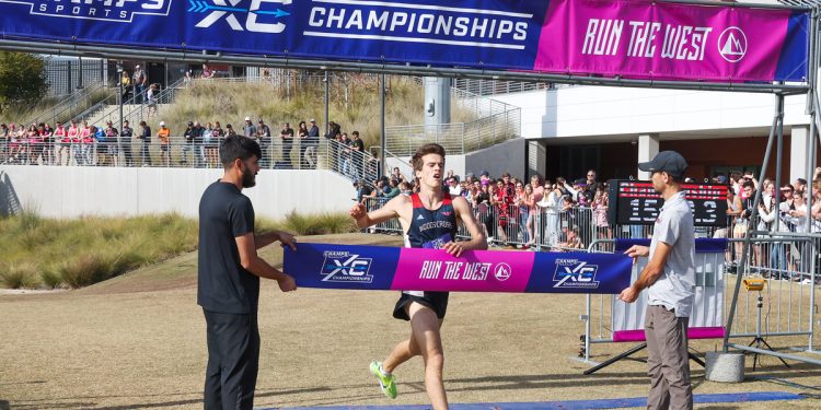 Sadie Englehardt and Samuel Hansen Capture First Place Titles in the 43rd Annual Champs Sports Cross Country Championships West Regional