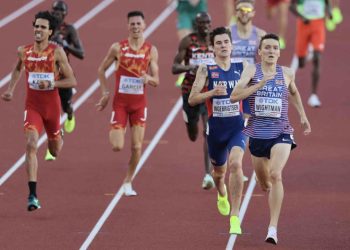 “Jake Wightman is world champion and he’s our son and we coach him”.