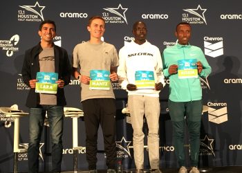 ATHLETES HOPE FOR FAST TIMES IN HOUSTON ON SUNDAY