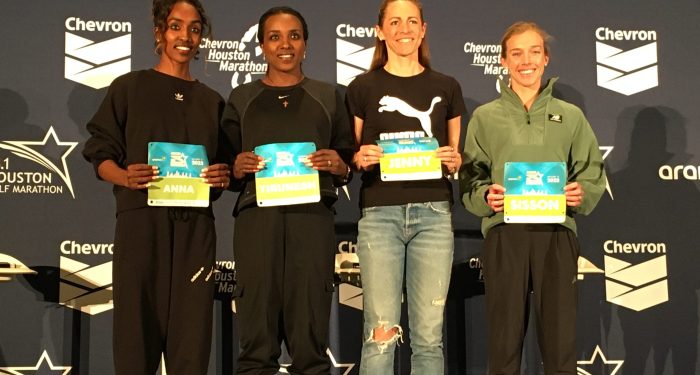 ATHLETES HOPE FOR FAST TIMES IN HOUSTON ON SUNDAY