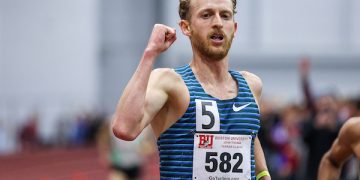 Woody Kincaid sets AR for 5,000m, 12:51.61,  in titanic struggle with Joe Klecker, 12:54.99, both under 13 minutes!