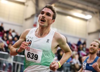 Woody Kincaid sets AR for 5,000m, 12:51.61,  in titanic struggle with Joe Klecker, 12:54.99, both under 13 minutes!