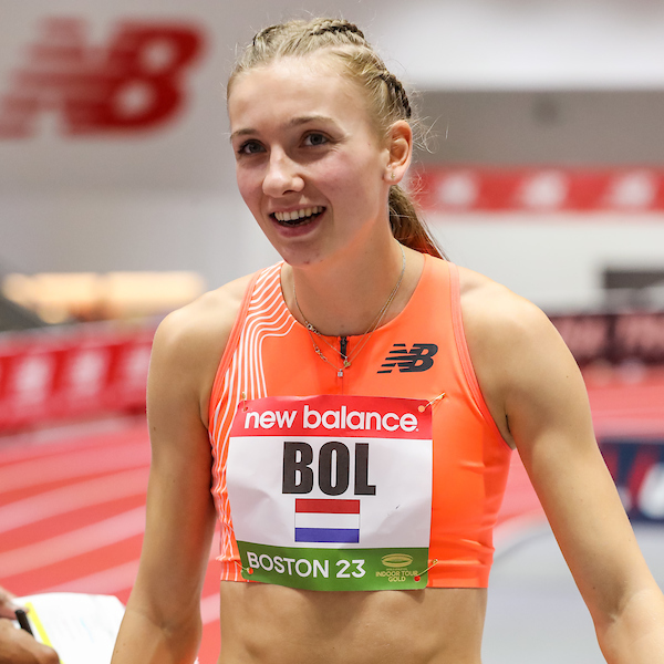 Femke Bol gets her first World record over the 500 meters at the New Balance Indoor Grand Prix -