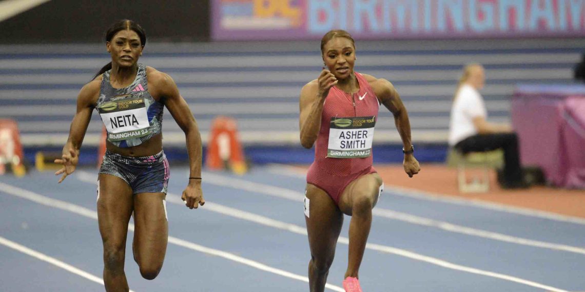 Dina Asher-Smith wins the Women’s 60 meters at the Birmingham World Indoor Tour Final, sets NR of 7.03 in semi-final!