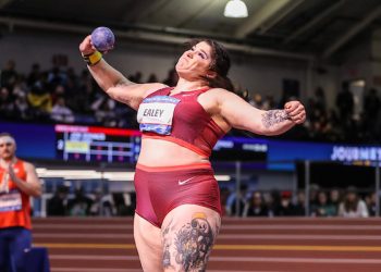 Chase Ealey takes the shot put by storm at 2023 Millrose Games