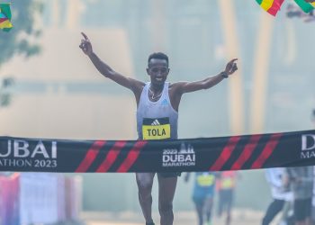 Coffee With Larry, Abdisa Tola wins Dubai Marathon men’s division, his sister-in-law, Dera Dida wins women’s division at Dubai!