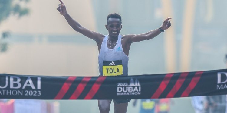 Coffee With Larry, Abdisa Tola wins Dubai Marathon men’s division, his sister-in-law, Dera Dida wins women’s division at Dubai!