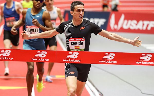 Mariano Garcia takes the Men’s 800 meters at the New Balance Indoor Grand Prix!