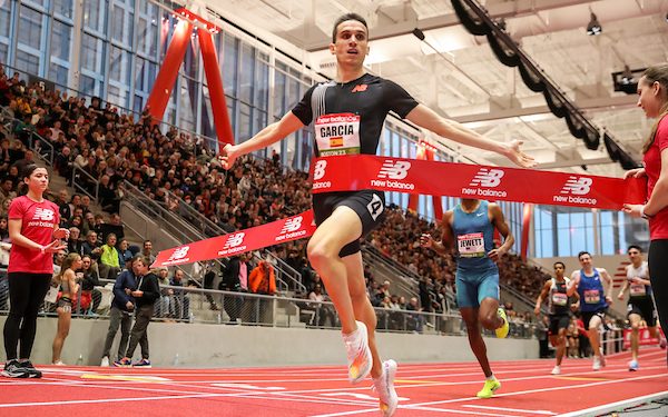 Mariano Garcia takes the Men’s 800 meters at the New Balance Indoor Grand Prix!