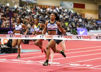 Aleia Hobbs sets AR at 60 meters, Sam Prakel doubles at 1,500m/3,000m, Joe Kovacs gets first indoor title, on Day 3 of the 2023 USATF Indoor Champs!