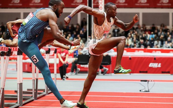 Grant Holloway takes indoor wins 60 & 61 at the 2023 New Balance Indoor GP with 7.38 WL!